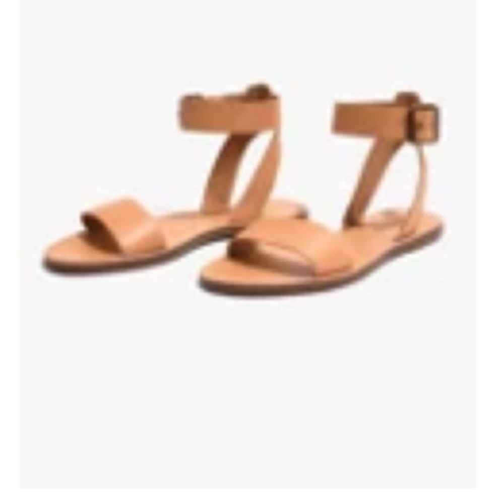 Madewell Boardwalk Ankle-Strap Sandal. 7 1/2.